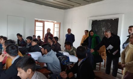 CEO inspects schools in Ganderbal