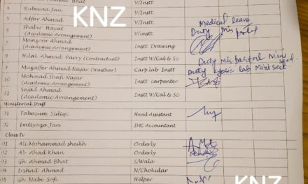 Many Employees of ITI Ganderbal Often remain absent,affects function of the institute