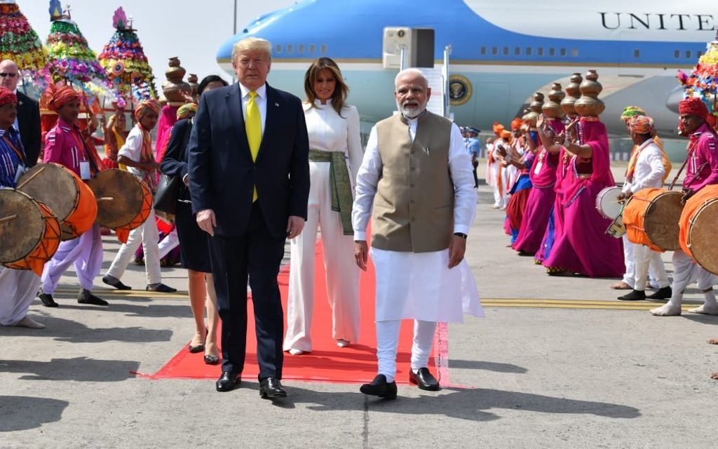 Donald Trump’s India visit: PM Modi greets US President with a hug