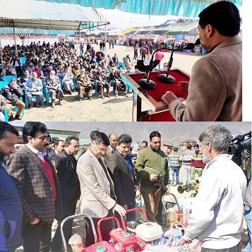 DDC Bandipora inaugurates Mega Kisan Mela in Bandipora_Urges farmers to avail the benefit of flagship programs to increase agriculture produce