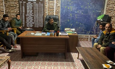 Sringar police holds interactive meeting with community members at PS Nowgam