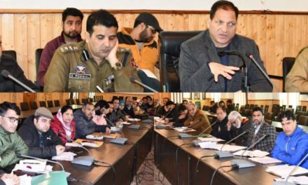 Corona Virus outbreak          Preparatory measures reviewed at Ganderbal