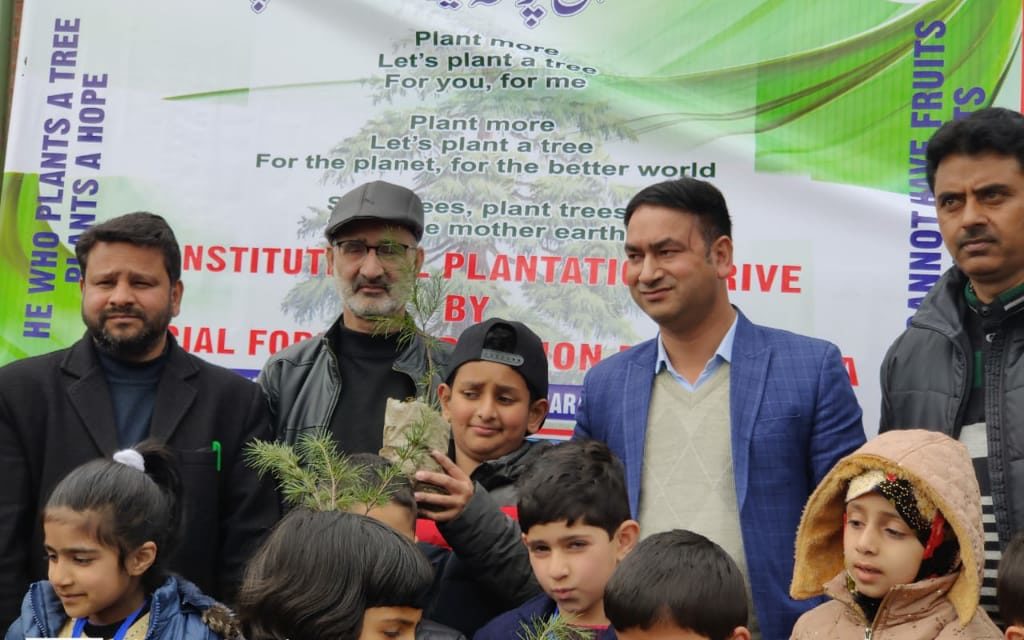 Massive plantation drive launched across Bandipora district;SHG members celebrate International Women’s Day by planting Chinars