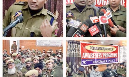 Handwara Police organizes Awareness Programme on COVID-19