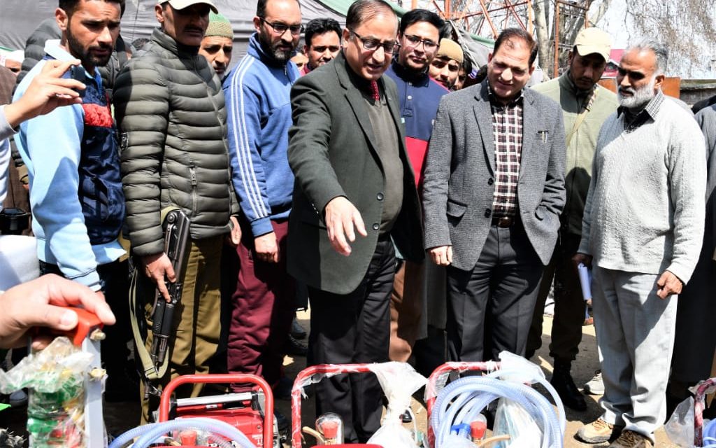 Horticulture Machinery Exhibition held at Ganderbal