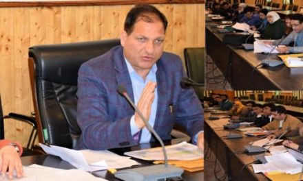 DDC Ganderbal reviews development scenario in district