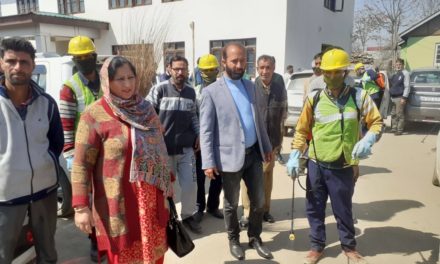 COVID-19: Massive Sanitation drive carried out in North Kashmir’s Sumbal