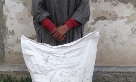 Narcotic Drug Peddler Arrested By Bandipora Police, contraband substance recovered