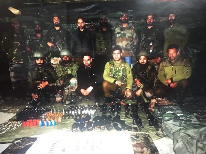 5 militant associates arrested, arms and ammunition recovered in North Kashmir