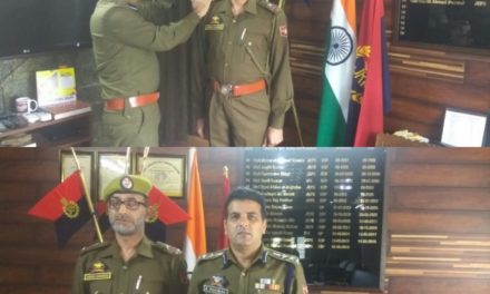 Ganderbal Police Organized Pipping Ceremony Of Newly Promoted Assistant Sub Inspector Of J&K Police