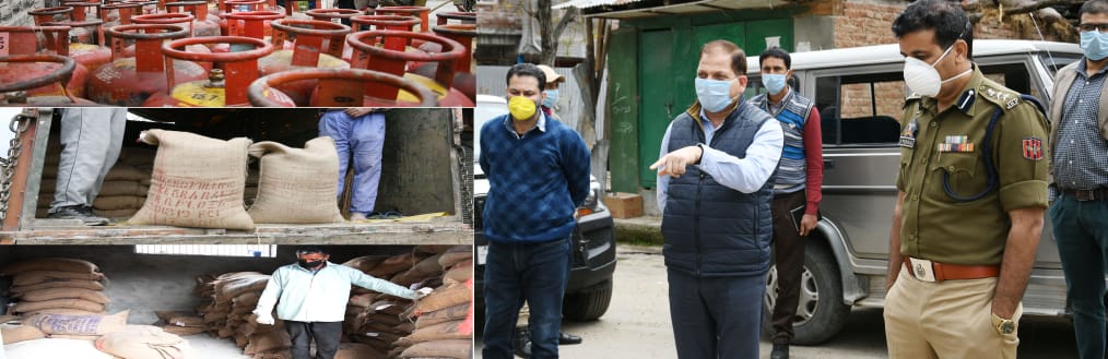 DM Ganderbal inspects several areas, takes appraisal of enforcement of advisories, availability of essential commodities