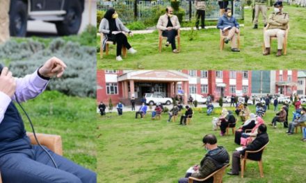 DC Ganderbal Takes stock of preparedness and measures to contain the spread of COVID-19