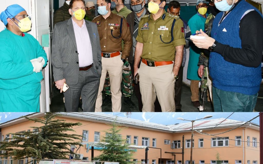 DM Ganderbal inspects SDH Kangan, takes stock of patient care, availability of essential commodities, implementation of restrictions