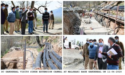 Expedite work on breached spot on SE Canal: DDC Ganderbal