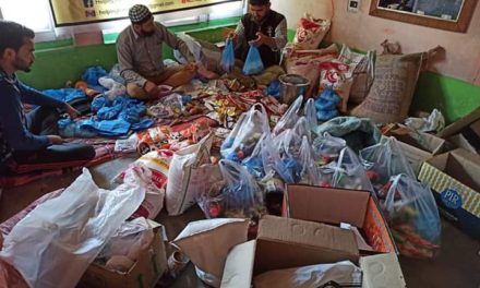 Covid-19:NGO Helping Hands of Valley distributes ration among Poor families in Ganderbal amid  lockdown