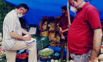 Legal Metrology Department conducts market checking in Ganderbal