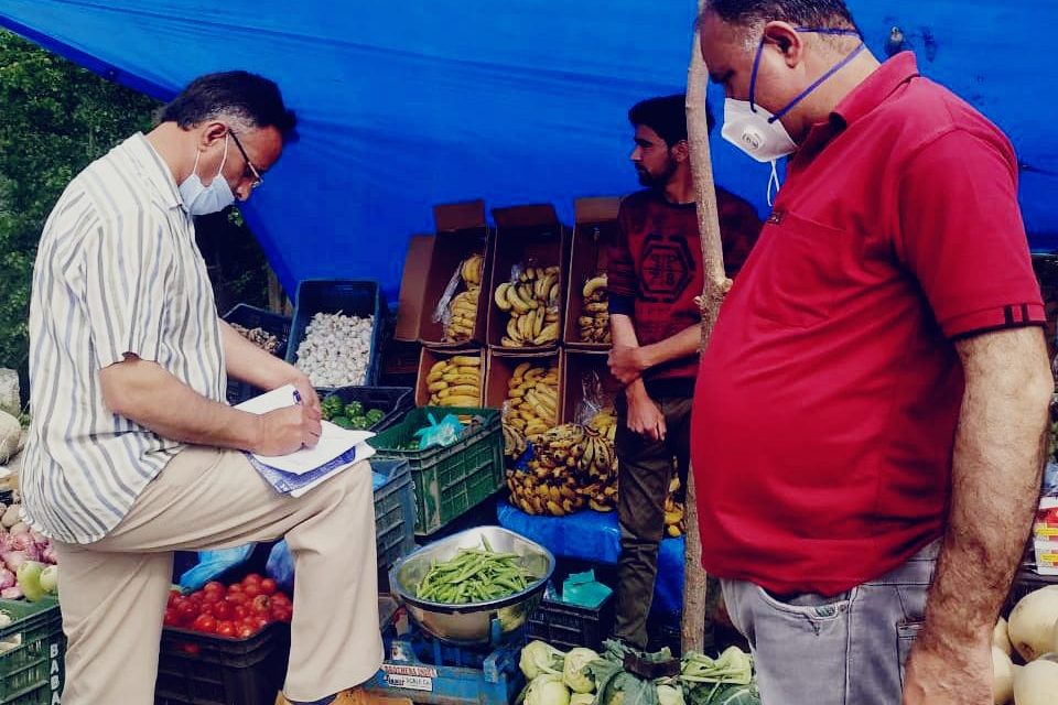 Legal Metrology Department conducts market checking in Ganderbal