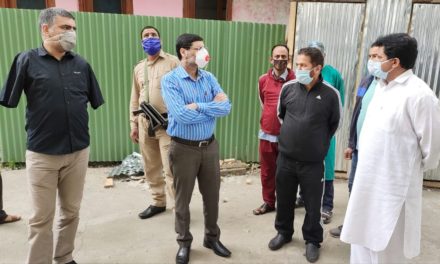 COVID19:DC Bandipora reviews facilities at quarantine centres