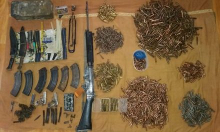 Joint forces busts Hideout in Pulwama, Huge arms and Ammunition recovered