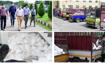 Covid-19:Ganderbal administration continues its efforts to reach out needy; More than 5000 ration kits distributed till now, 1000 distributed today