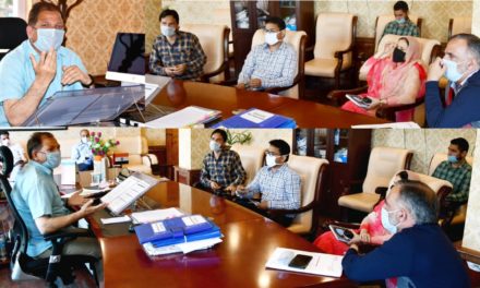 E-auction of mineral blocks on 19th June in Ganderbal;DC chairs E-auction Committee meeting of G&M