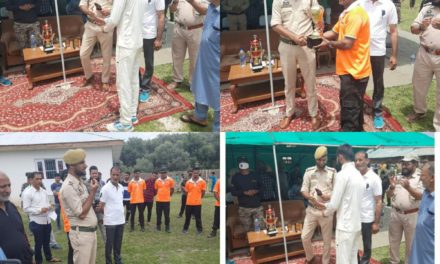 Cricket tournament organized by Bandipora police concluded