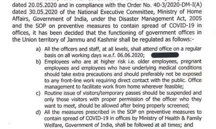 Govt Asks All Employees To Attend Offices From June 6