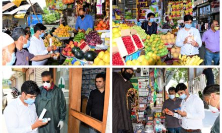 Market checking intensified in Ganderbal