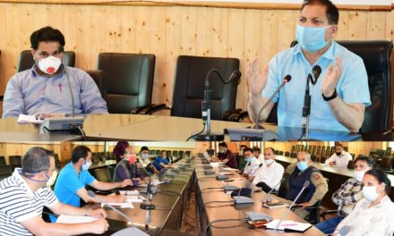 DEO Ganderbal chairs meeting on Delimitation of parliamentary, Assembly constituencies
