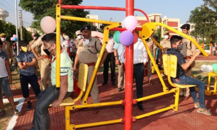 DGP J&K inaugurates Open Air Gym at Gulshan