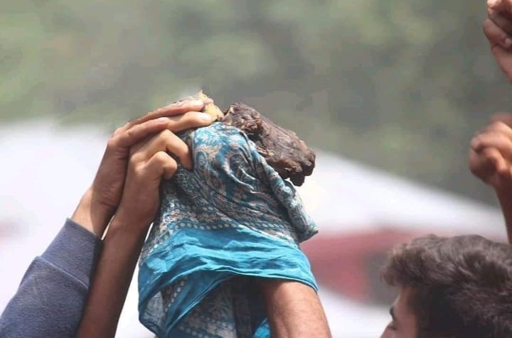 Remains of body parts found under debris:Buried in the graveyards of local slain militants