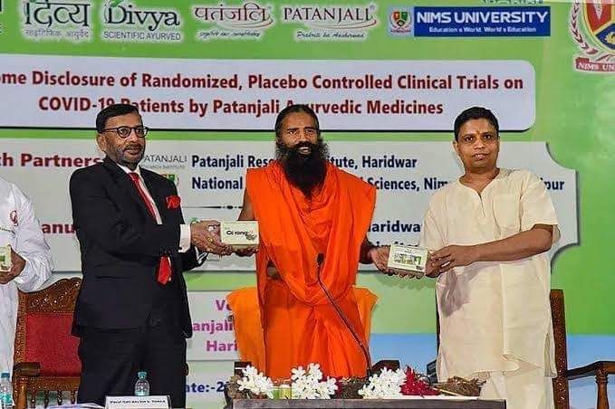 FIR lodged against Ramdev over Covid-19 medicine claim