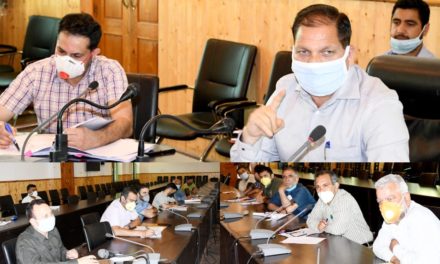 District Environment  Plan:Progress on Action areas discussed in Ganderbal