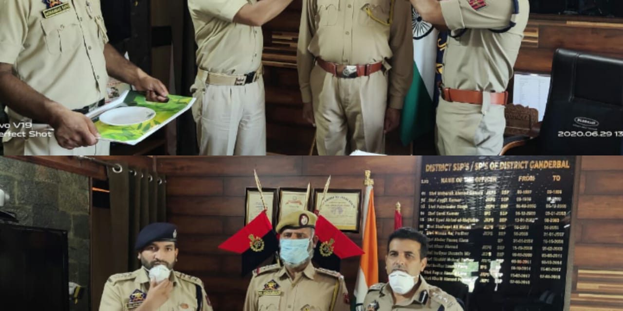 Ganderbal Police Organized Pipping Ceremony Of Newly Promoted Inspector Of J&K Police