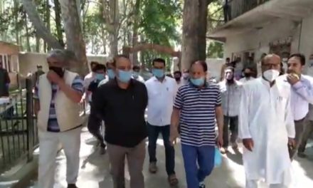 Director Urban local bodies Visits MC Ganderbal,reviews arrangment for Shri Amarnath Yatra