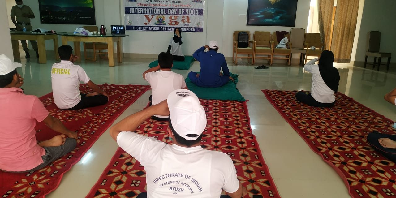International Yoga Day Celebrated in Bandipora