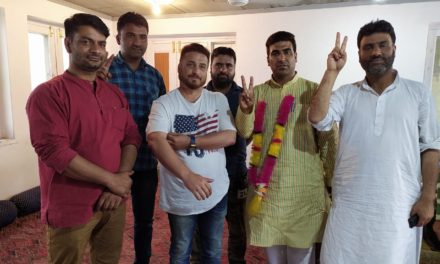 NC candidate Advocate Altaf Lone re-elected president Municipal council Ganderbal 