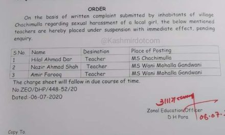 D H Pora girl accuses three teachers of gang-raping her