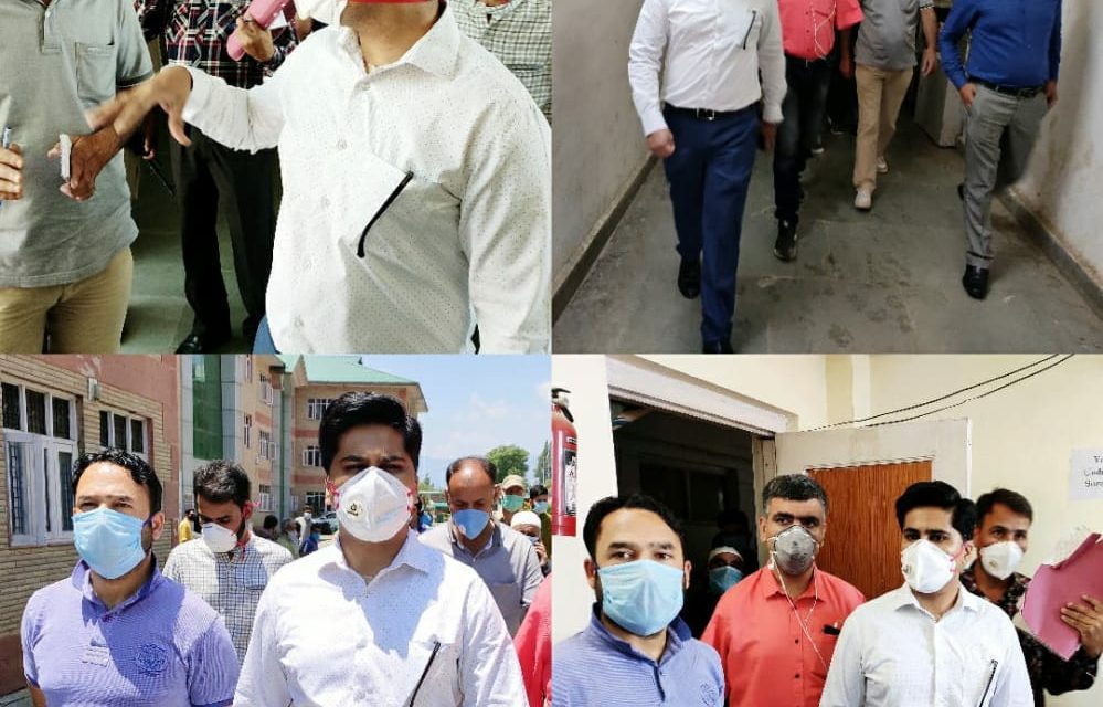 DDC Bandipora makes surprise inspection to Govt Offices at Mini-Secretariat