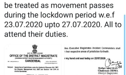 Strict lockdown and restrictions imposed, stay home or face action: SSP Ganderbal