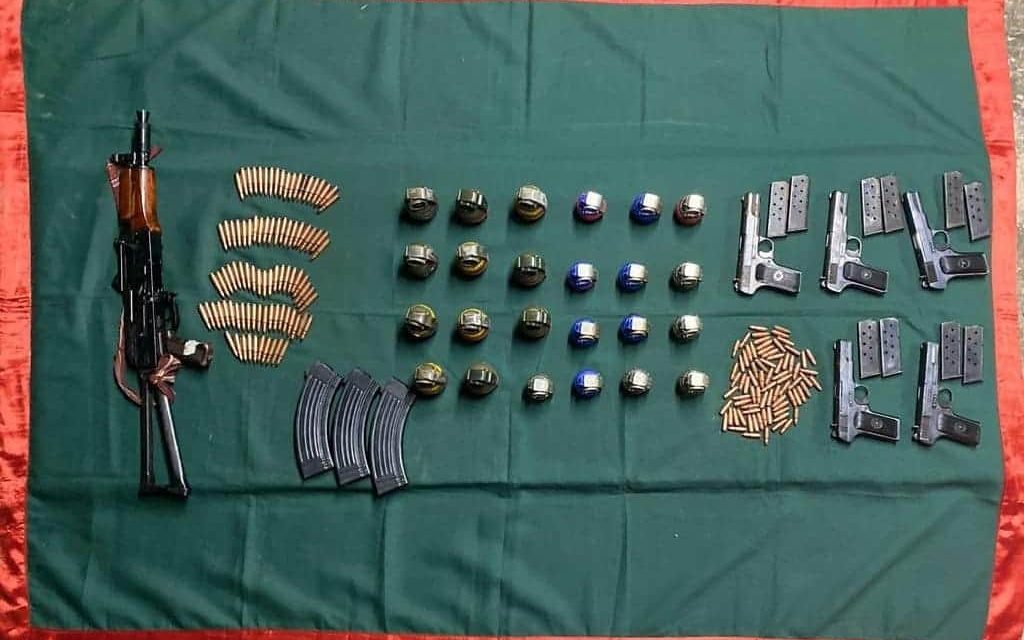 Arms and ammunition recovered in Uri: Army