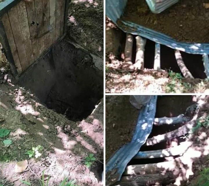 Hideout busted in zainpora shopian huge quantity of ammunition and other incriminating material of LET recovered