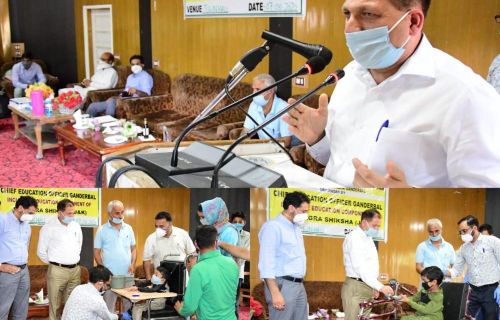 DDC G’bl distributes Aids, Appliances among CWSN