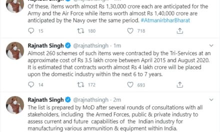 In push for self-reliance, defence ministry to put embargo on import of 101 items