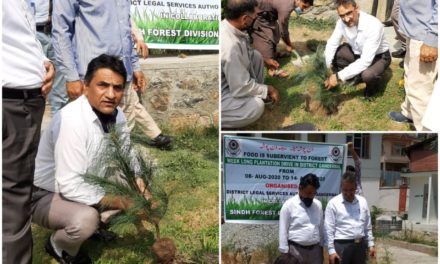 District Legal Service Authority Ganderbal launches Plantation drive at Ganderbal