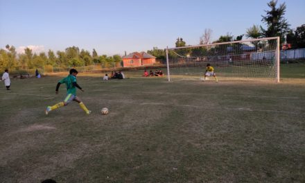 Chinar Football league continuosly playing matches in Vijpara Hajin