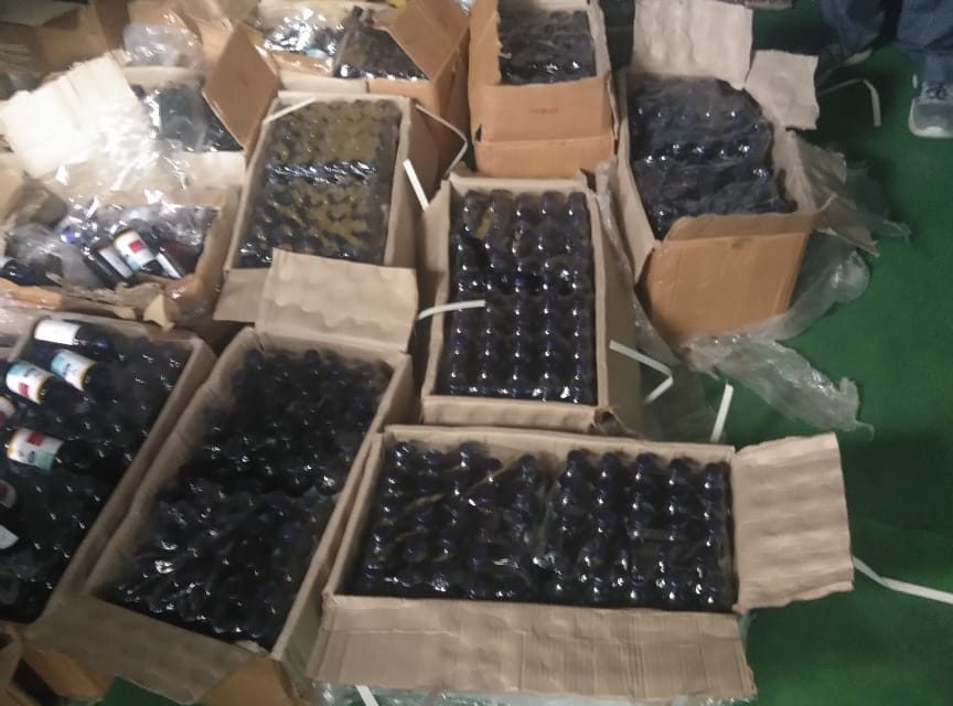 Drug Deptt seizes over 1000 Corex bottle in Srinagar
