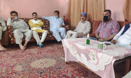 District BJP party leaders and memebers GANDERBAL condoles demise of Congress leader Haji Ali Mohd