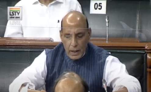 China in illegal occupation of 38,000 sq km of Indian land: Rajnath Singh in Parliament