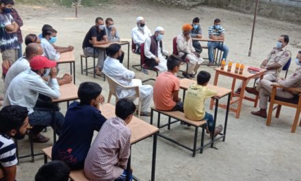 Police-Public meeting held in Nesbal Sumbal